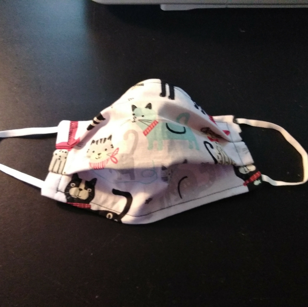 Homemade fabric face mask